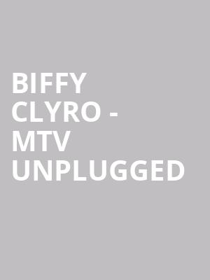 Biffy Clyro - MTV Unplugged at Royal Albert Hall